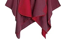 Vista 19 de Urban CoCo Poncho de colores para mujer, chal con frente abierto, color en bloques