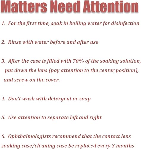 Miniatura 5 de Paquete de 3, accesorios de limpieza de lentes de contacto, reemplazo portátil para lentes de contacto