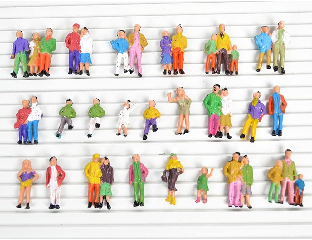 House Life Lot de 100 figurines peintes à l'échelle 1 House Life Lot de 100 figurines peintes à l'échelle 1