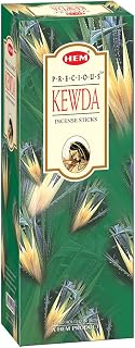 Hem Precious Kewda Incense Sticks (120 Sticks, 6 Boxes Inside) - 9 Inches Long, 20g per Box - Captivating and Uplifting Atmosphere That Soothes The Senses and Encourages A Peaceful State of Mind.