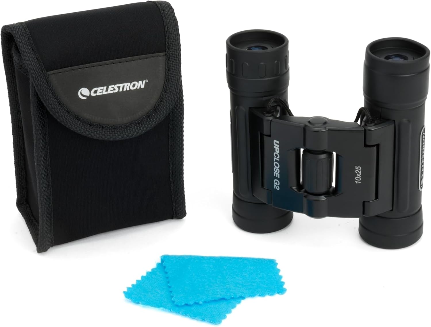 Celestron UpClose G2 10 x 25 Roof Binocular, Black