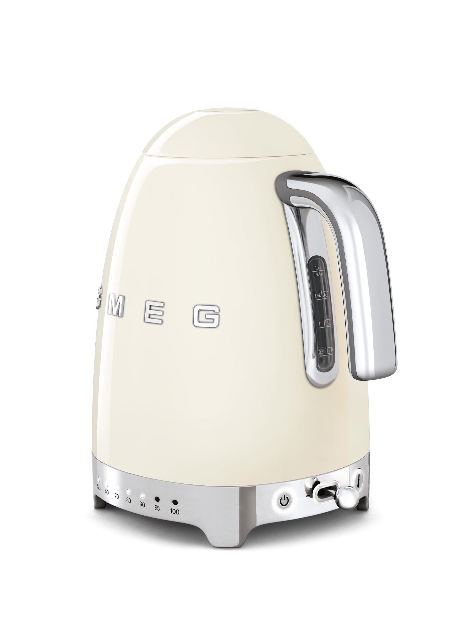 Amazon | Smeg 電気ケトル 1.7リットル KFL04 CRUS CR [並行輸入