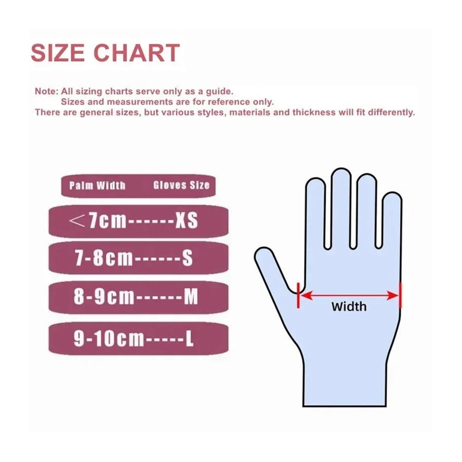 Guantes Desechables De Nitrilo Rosa, 20/50 Uds., Sin Polvo Ni Látex for Cocina, Hogar, Belleza, Cuidado Mascotas, Tinte for El Cabello(BLACK 100PCS,M)