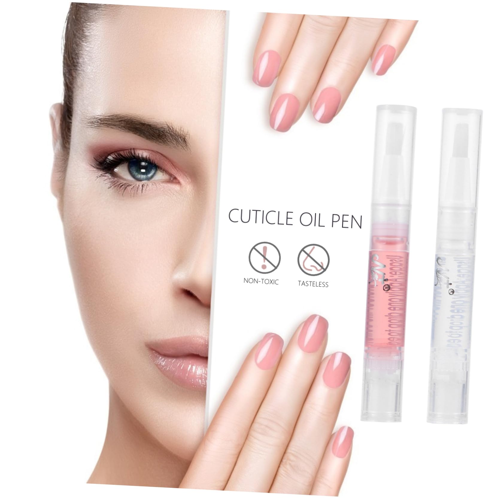 CALLARON 2 Series Lápiz De Nutrición De Uñas Clavo Lápiz Para Cutículas Con Aceite De Uñas Bolígrafo Para Cutículas Aceite De Manicura Pluma De Páginas 8 Piezas