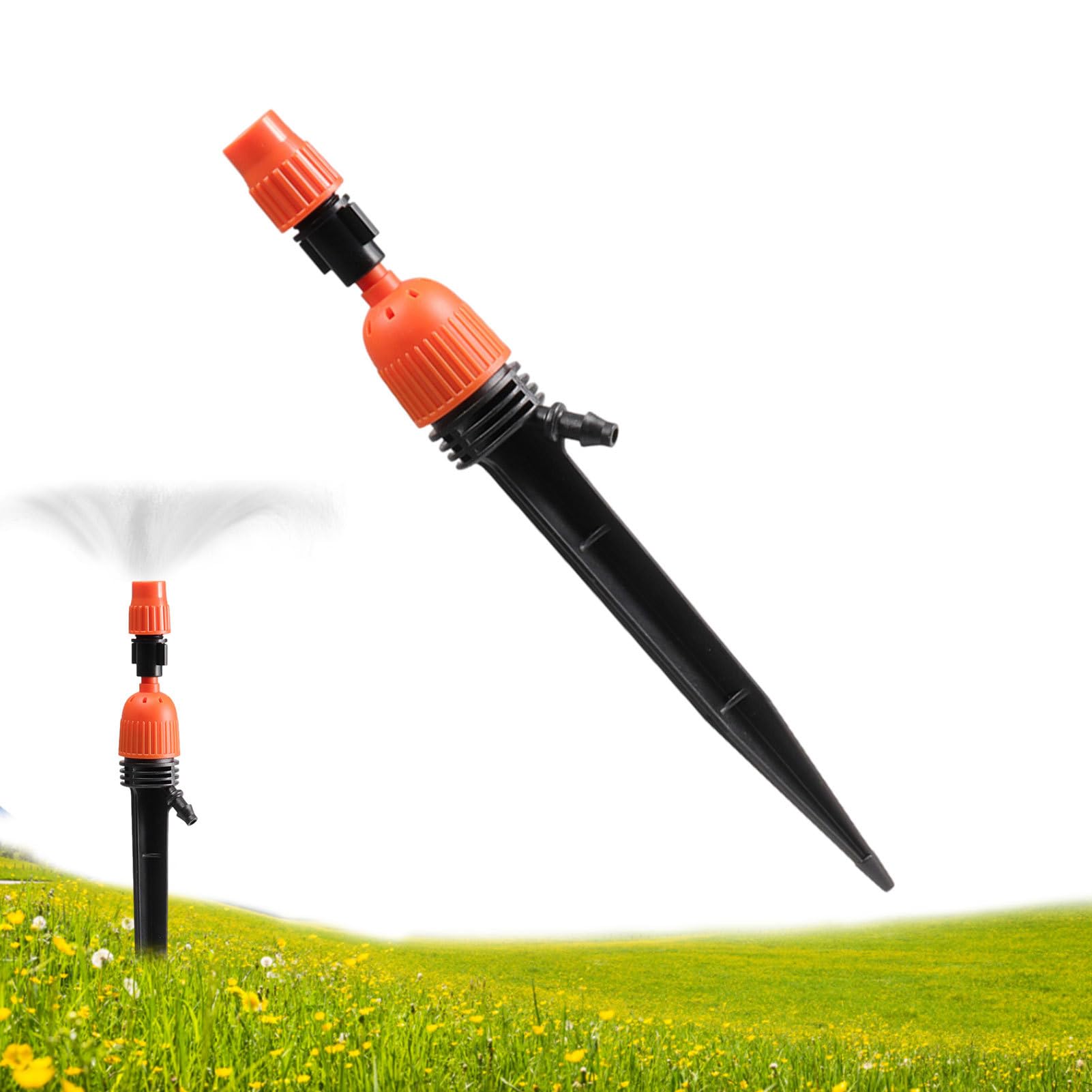 Irrigatori per cortile, irrigazione regolabile aggiornata, irrigatori multiuso universali per prato, facile installazione per prato, cortile, giardino