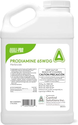 Quali-Pro Prodiamine, Pre-Emergent Herbicide, 5 lbs, Yellow Granules