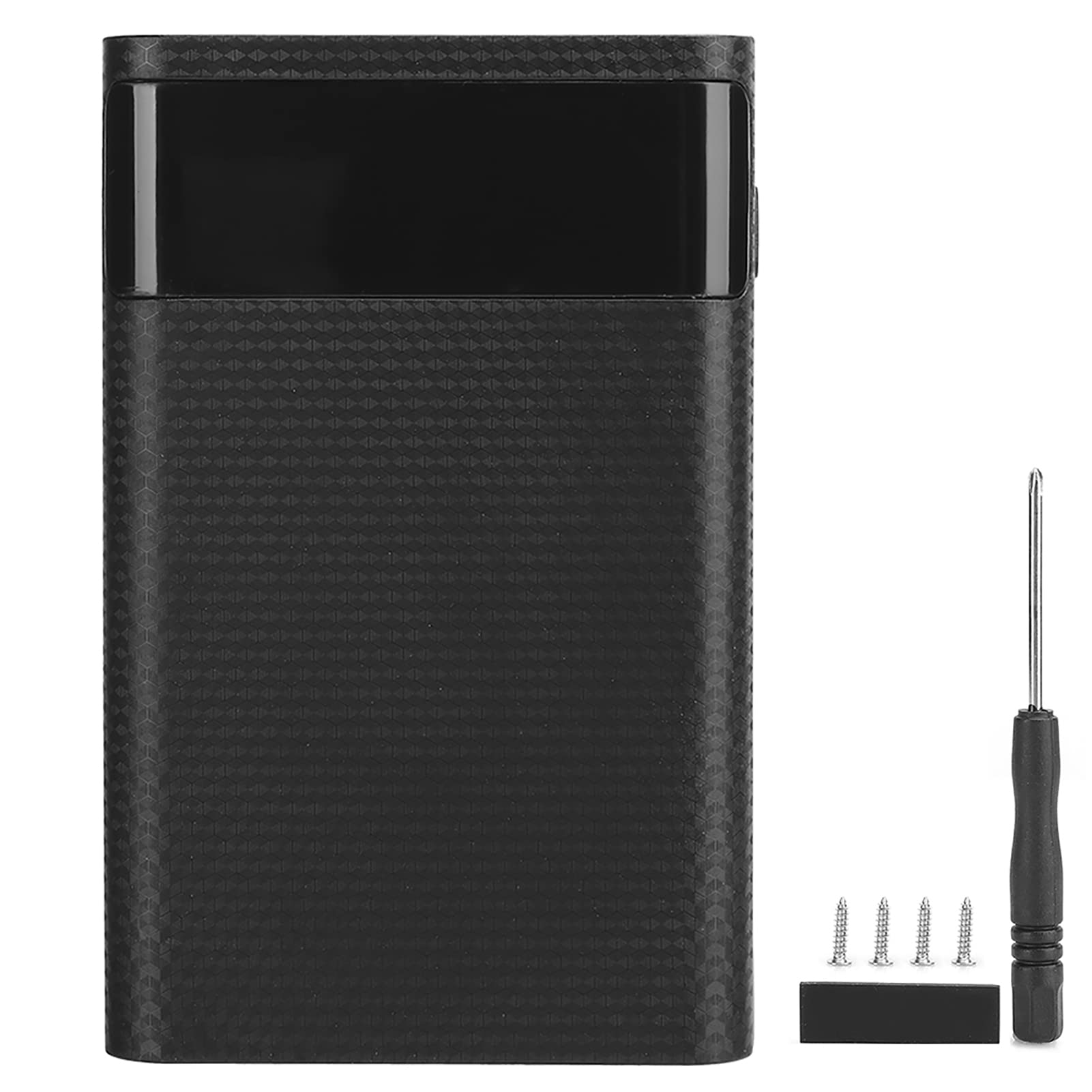 KA4 Alta qualità, Portatile Fai-da-Te Scatola Batteria Normale Banca di Potere 30000 ABS 4 X Fai da Te Saldatura Mobile Power Case Kit per la Ricarica (Bianco