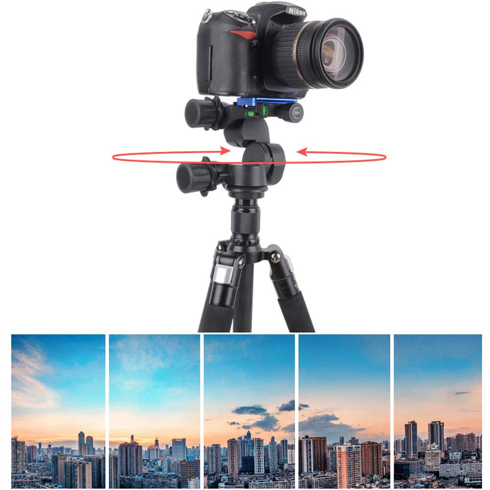 Testa a sfera resistente con quadrante di posizionamento preciso per fotocamera DSLR, ideale per fotografia professionale