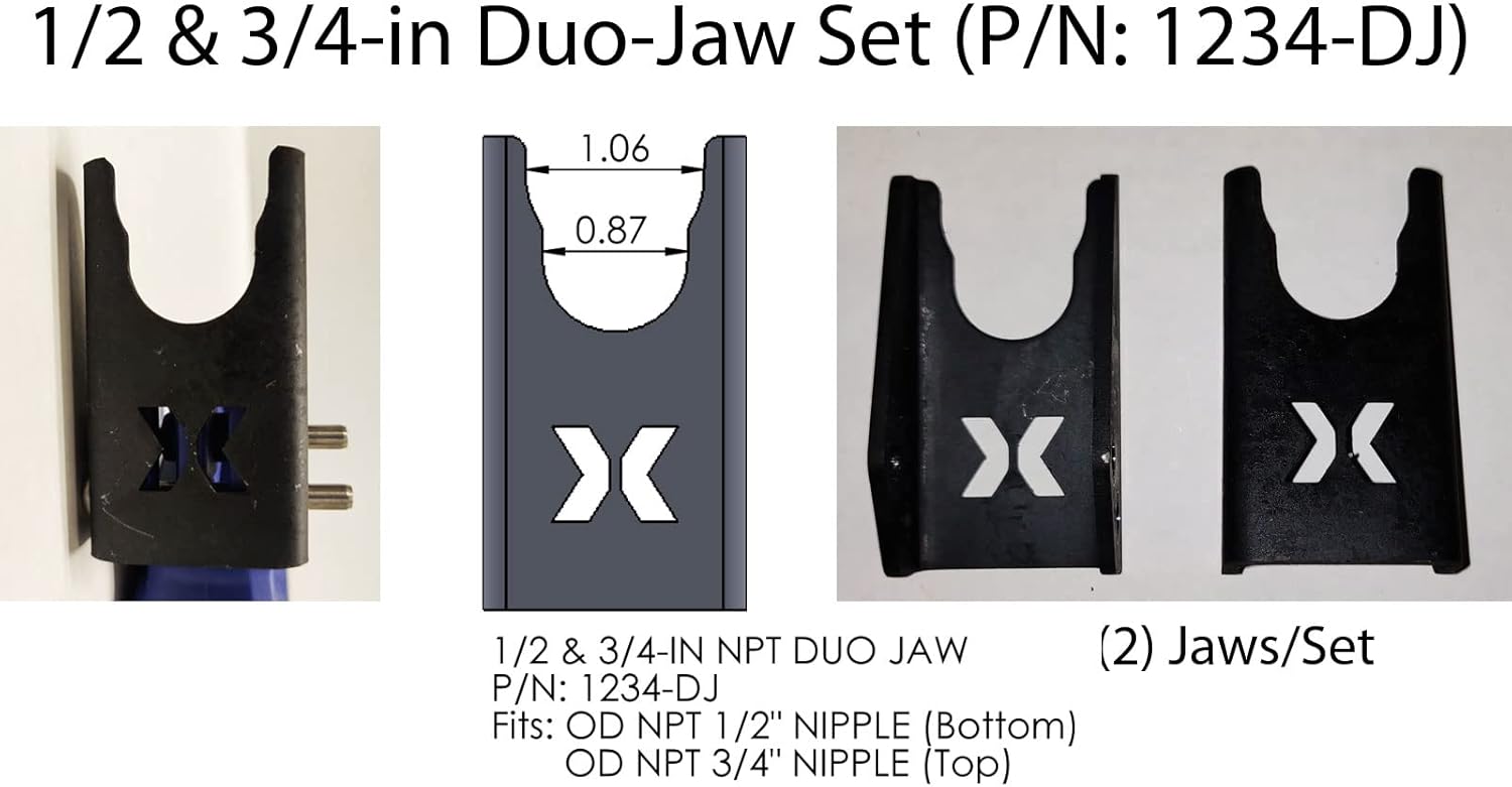 QC-Mate by XBoom Coupler (1/2" & 3/4" Duo-Jaw Set, 18” QC-Mate Clamp)