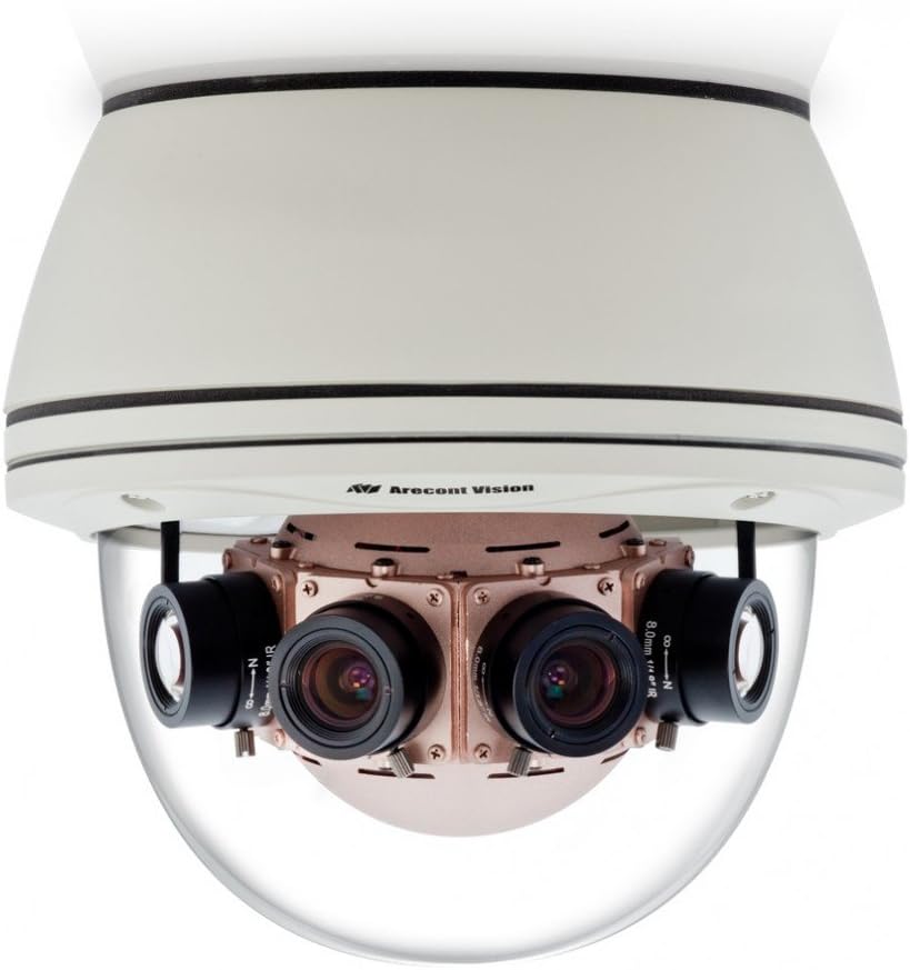 Arecont Vision AV40185DN-HB Panoramic Camera (40 Megapixel 180˚ Panoramic IP Camera, 1.5fps, Day/Night, 7.2mm f/2.4 Lens, IP66, IK-10 Vandal Resistant Dome with Heater/Blower)