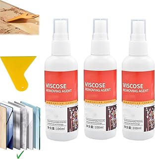 Multipurpose Adhesive Remover, Adhesive Remover Spray for Label Sticker Residue, Multifunctional Adhesive Glue Remover, All Purpose Adhesive Glue Remover (3 Pcs)