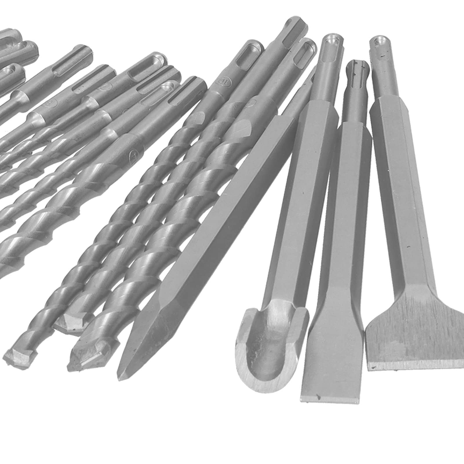 YWBL-WH Legierter Stahl Hammerbohrer-Set, 17-teilig