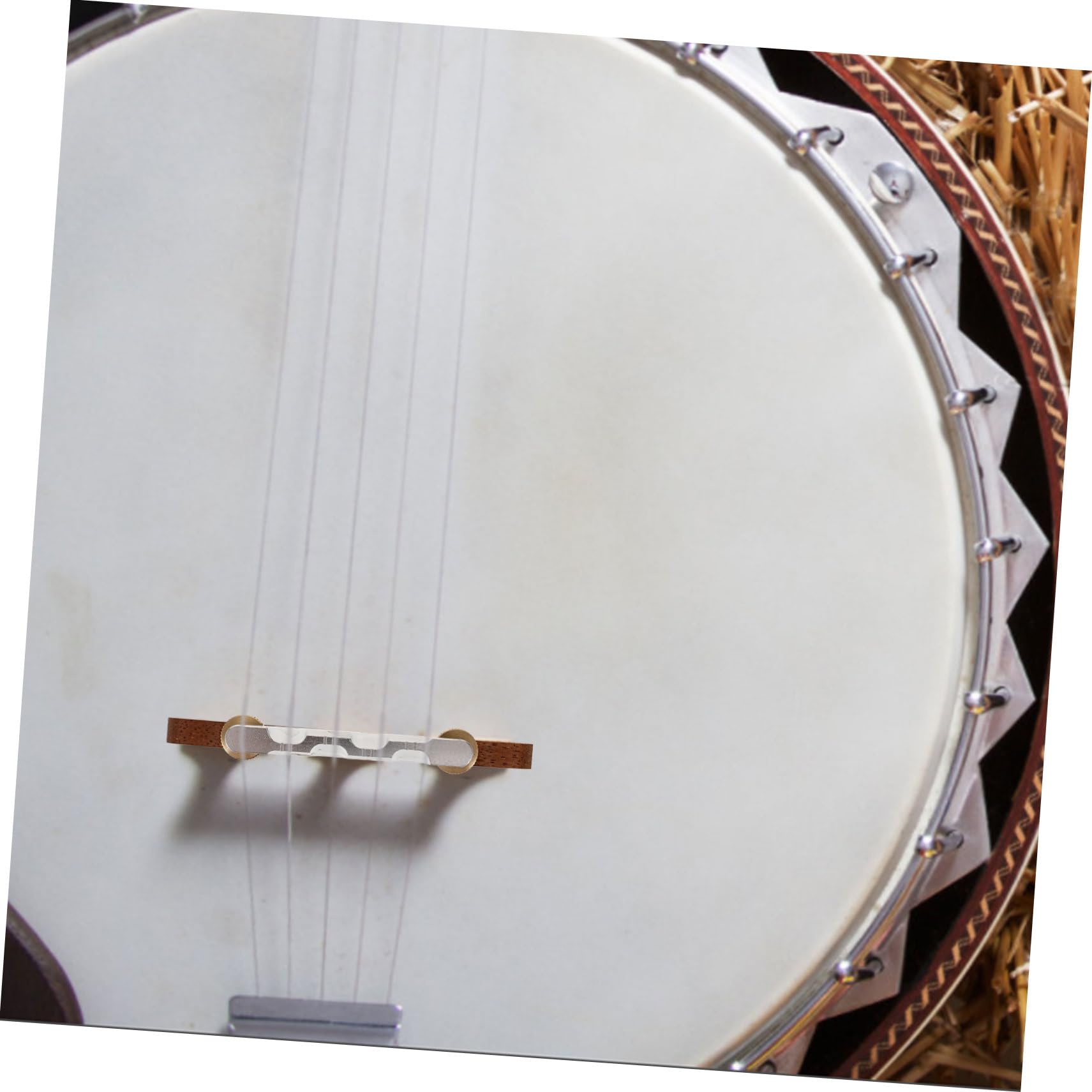 Kisangel Chevalet de Banjo en Bois de Palissandre Pièce de Remplacement Stable et Lisse Accessoire pour Banjo à Cordes Pont pour Instrument de Musique Adapté aux Amateurs et Professionnels