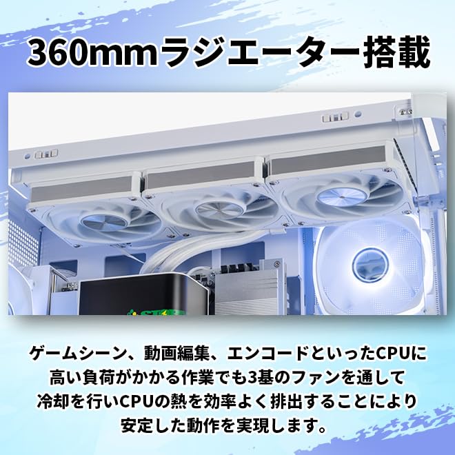 Amazon.co.jp: STORM ゲーミングPC 流界2 RTX 5070(背面コネクタモデル