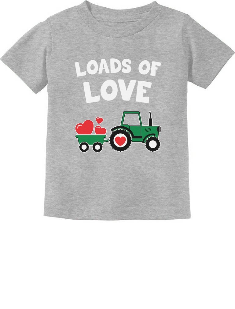 TstarsValentine Day Shirt for Boys Loads of Love Valentines Toddler Kids Shirts
