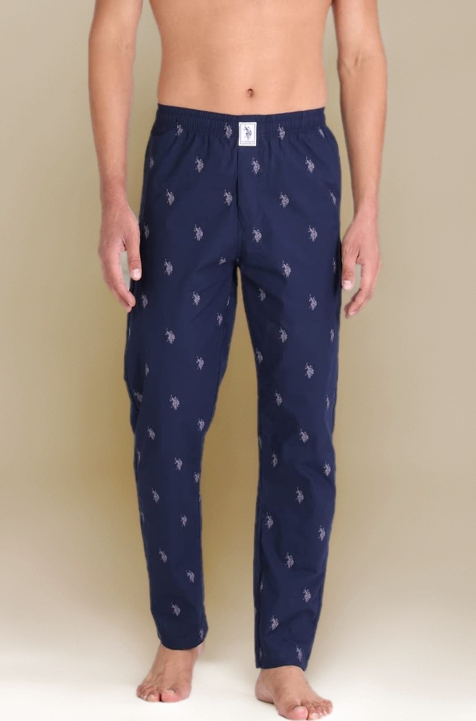 Men's Regular Fit Mid Rise Pyjama Bottom