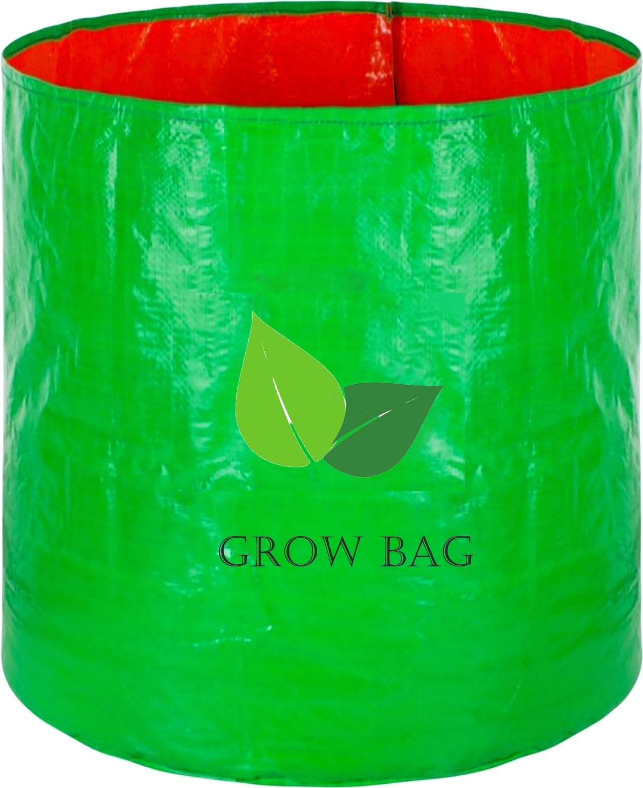 CABANARETAIL Hdpe Uv Protected 260 GSM Round Green Colour Plants Grow Bags Suitable for Terrace and Vegetable Gardening (12x12) (Pack of 1)