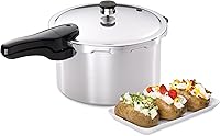 Vista 8 de Olla a presión Presto, de aluminio, Plateado Silver