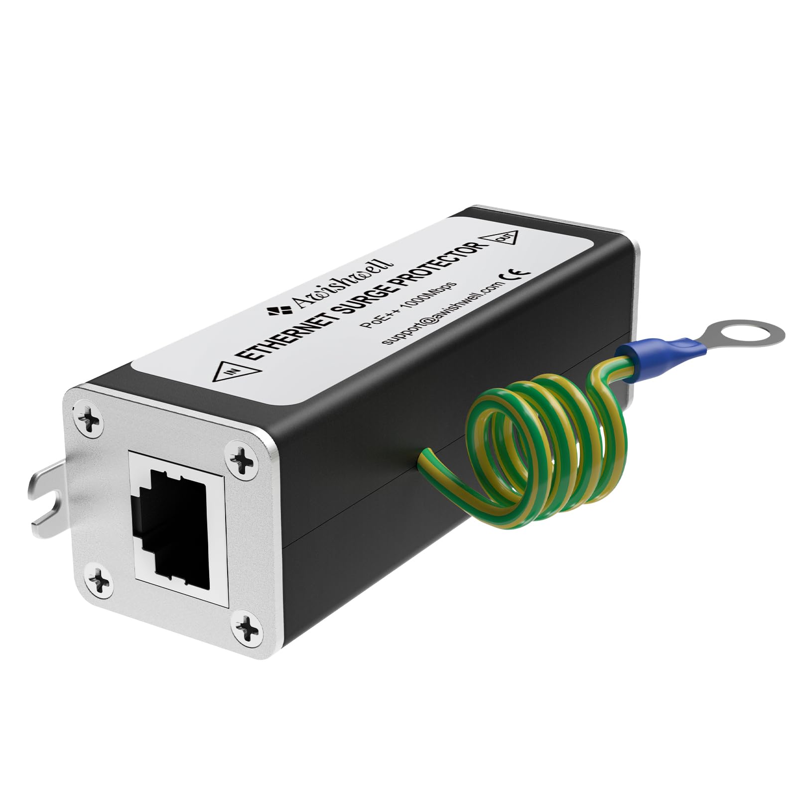GDT Ethernet Surge Protector Gigabit with Ethernet Transformer, 20KA PoE++