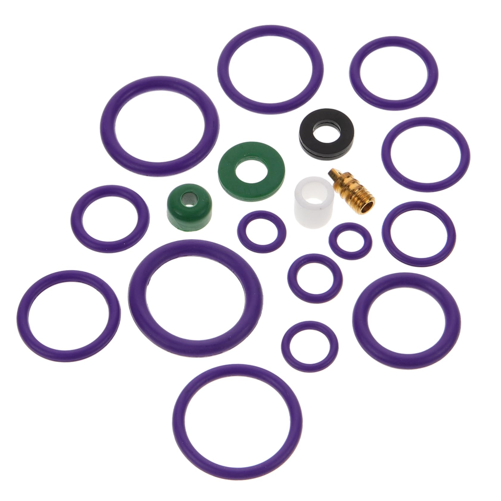 PRETYZOOM 4 Set Anello in Gomma Per Climatizzatore Guarnizione Di Tenuta Anelli Del Condizionatore D'aria Dell'auto Condizionata Perdere Richiudere Kit Guarnizioni Ca Gomma Da Cancellare