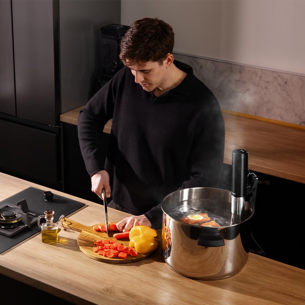 Cecotec SlowVide 1000 Connected Sous Vide 1000W 5-95°C Wi-Fi Touchscreen 15L IPX7