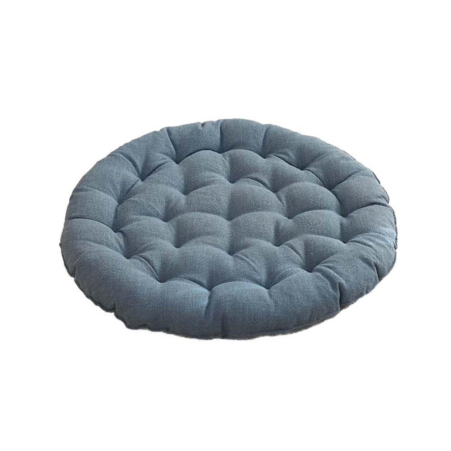 Waigg Kii Soft Floor Cushion Thick Chair Seat Cushions,Large Floor Pillows Round Meditation Cushion for Living Room/Yoga/Balcony/Patio/Tatami/Outdoor/indoor (L,75CM)