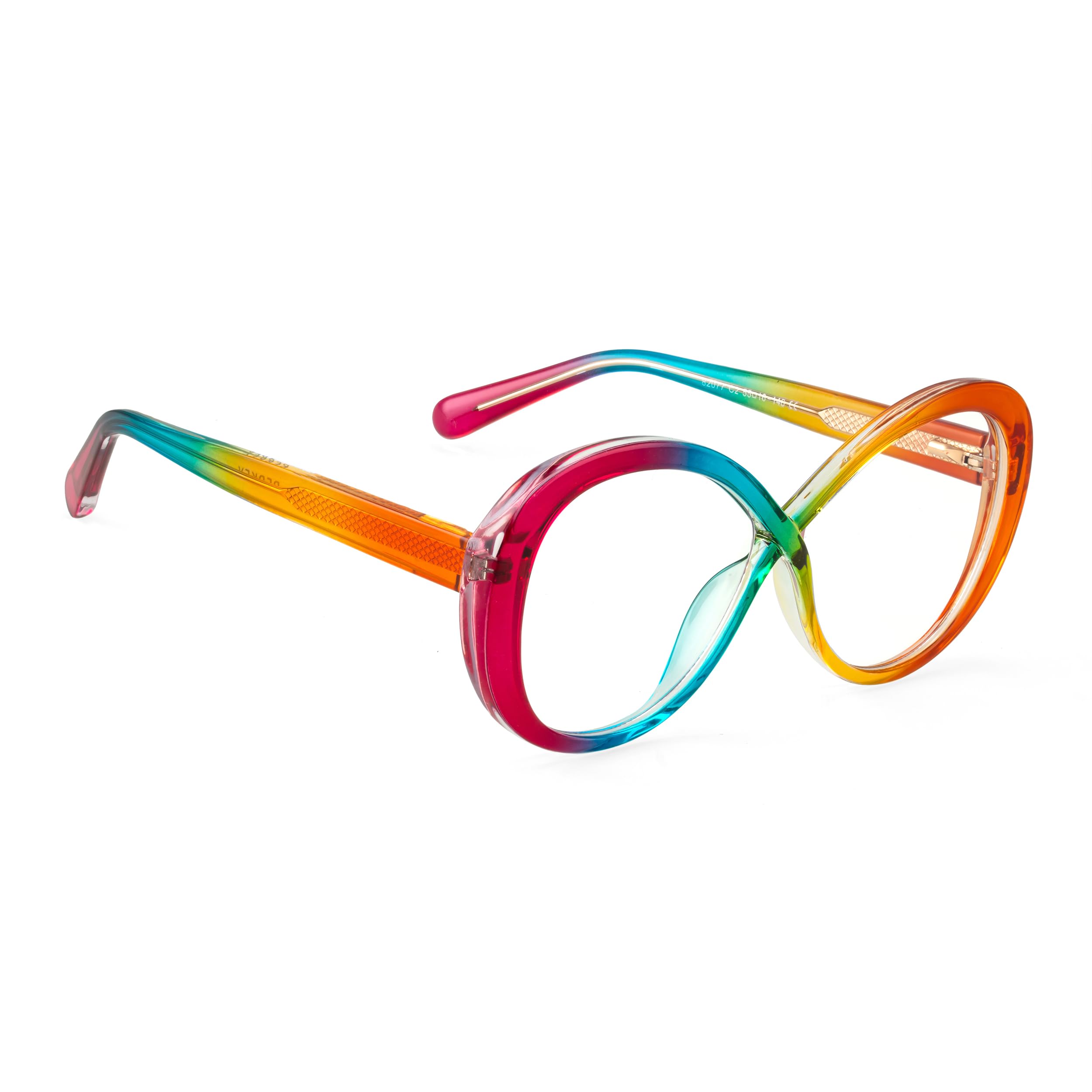 Overized Blue Cut Light Blocking Computer Eyeglasses for Men Women-image-38