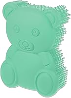 Vista 1 de VOCOSTE Cepillo corporal de silicona suave, cepillos sensoriales, esponja de silicona, cepillo de ducha para mascotas, cepillo de baño, verde