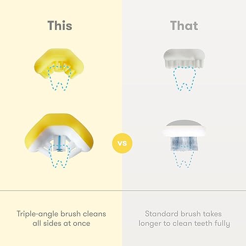 Miniatura 3 de Juego de cepillos de dientes de entrenamiento Grow-with-Me para bebés y niños pequeños cuidado bucal para encías sensibles de Frida Baby