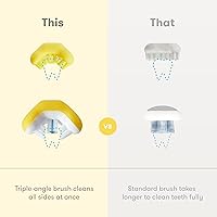 Vista 3 de Frida Baby Grow-with-Me - Juego de cepillos de dientes de entrenamiento, cepillo de dientes para bebé e infante y cepillo de dientes para niños