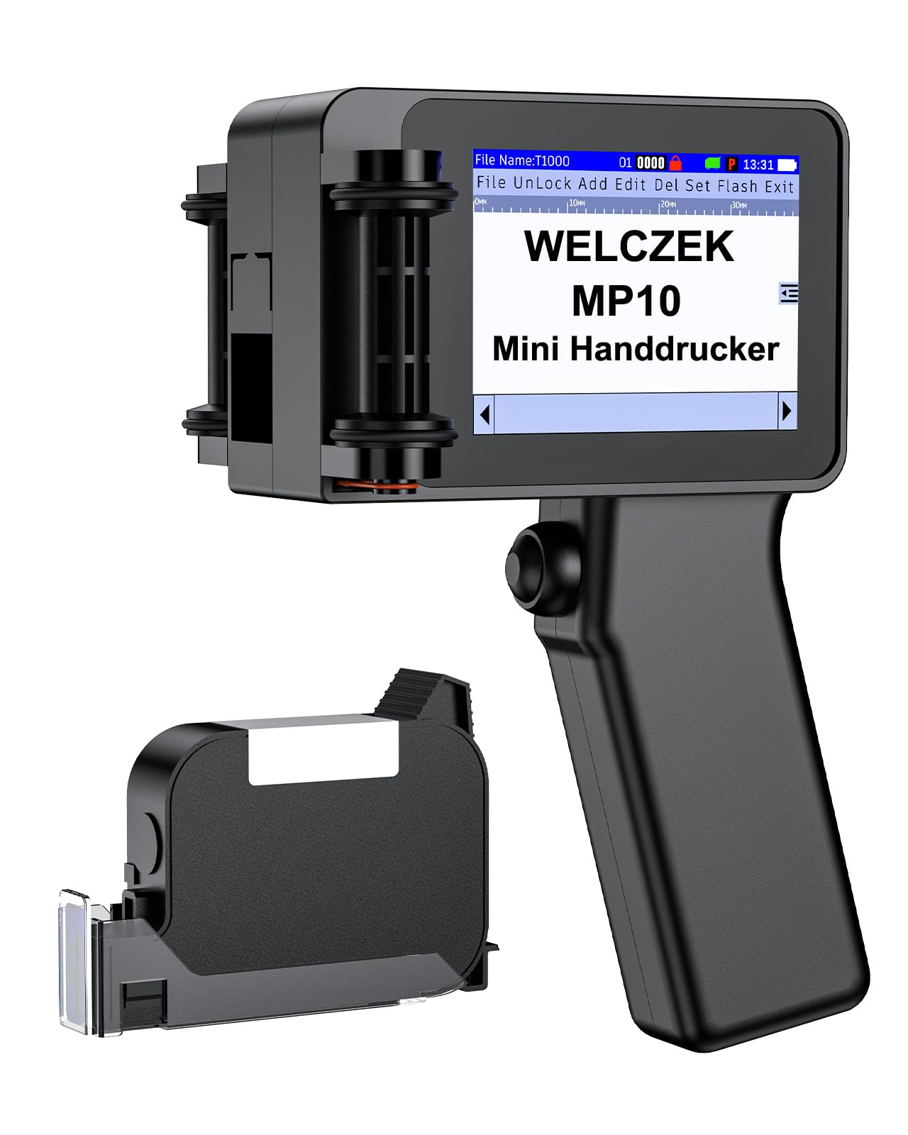 MP10 Mini Stampante Palmare a Getto d'Inchiostro Portatile