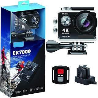 EK7000 WiFi 4K Câmera de ação Ultra HD À prova d'água DV Camcorder 12MP Câmeras esportivas 170 graus grande angular original CâMera De AçãO