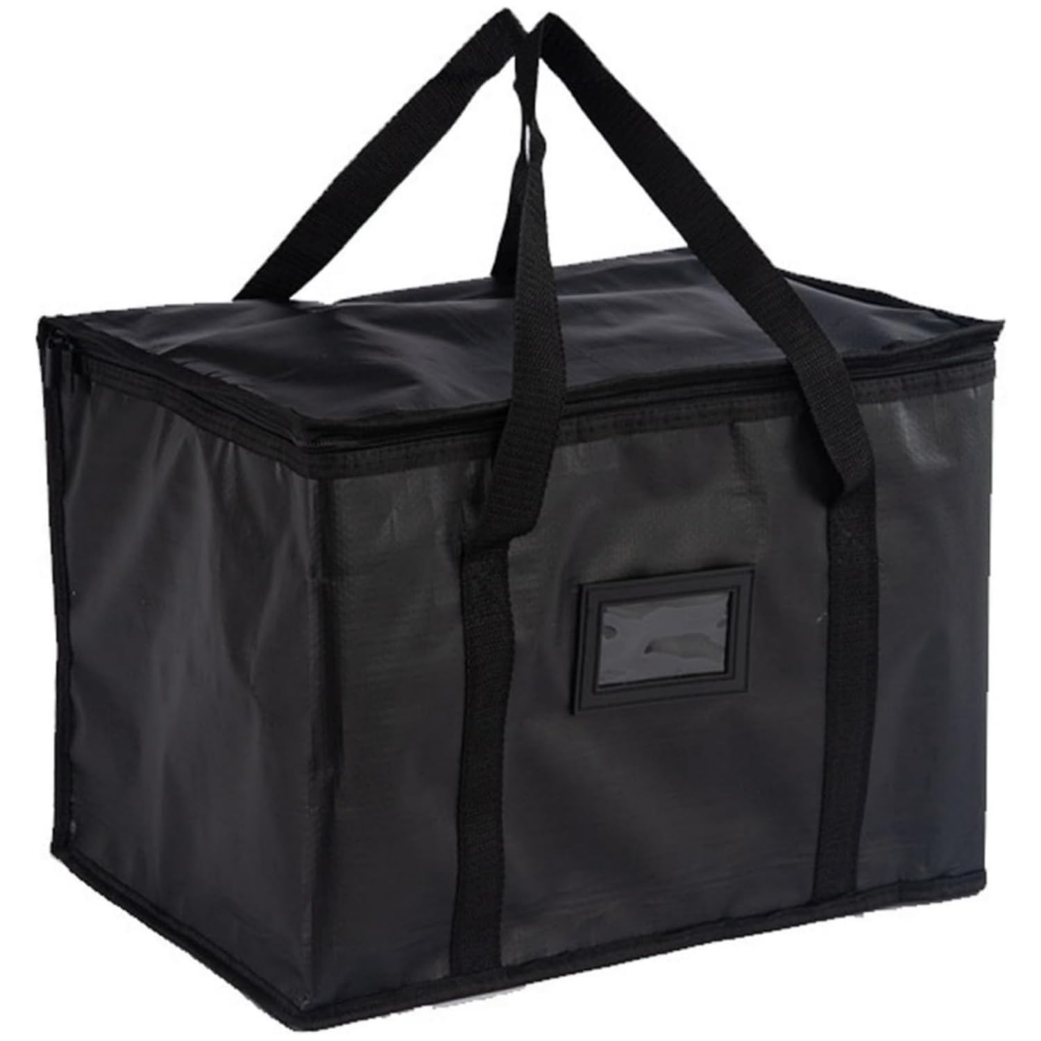Difistik Food Delivery Bag, Large Thermal Bag for Food Delivery, 40L Insulated Cooler Bag Foldable Reusable Grocery Bag Keeps Food Hot or Cold, Ideal for for Catering, Grocery Transport (43x31x30cm)