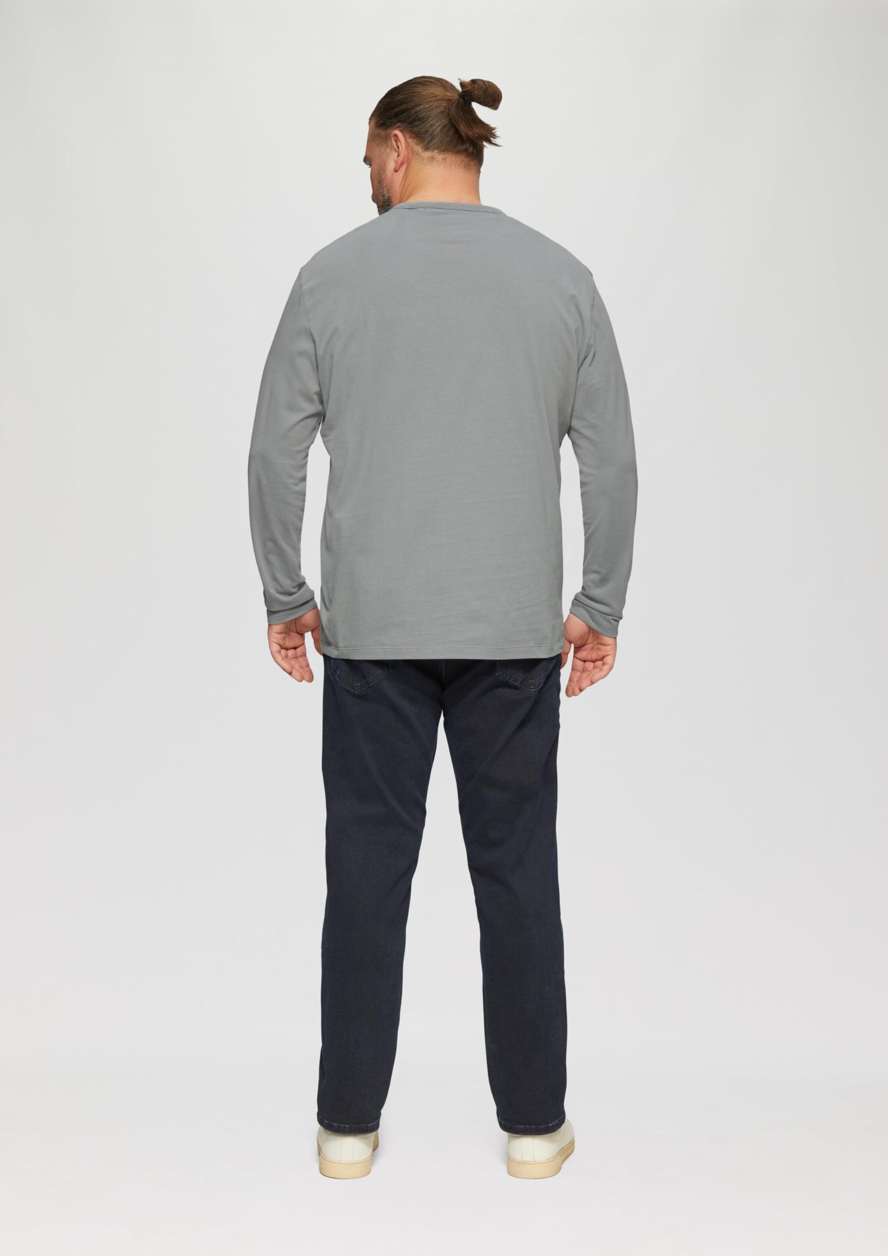 s.Oliver Langarmshirt mit Logo-Detail