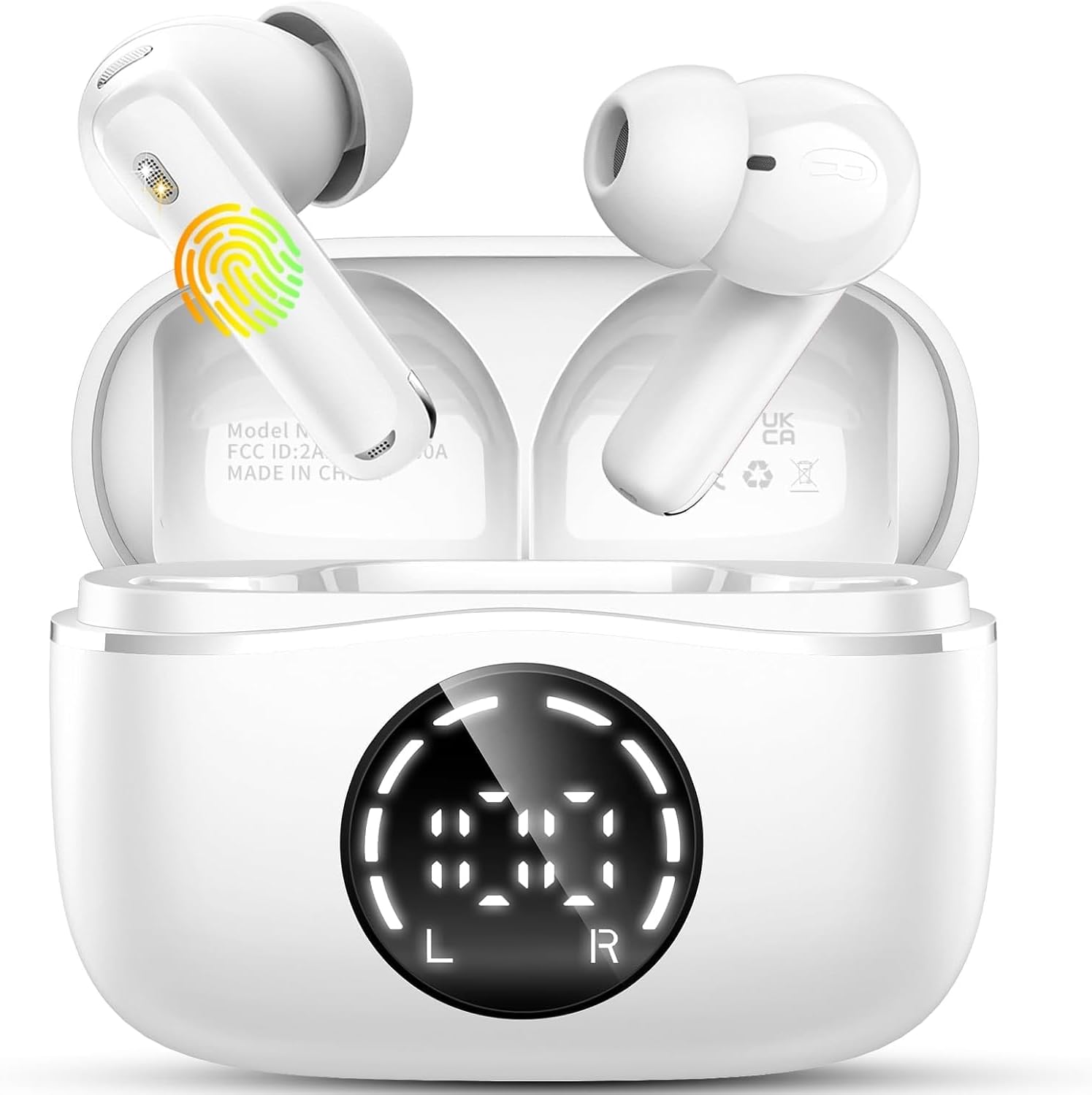 Wireless Earbuds with Bluetooth 5.4, ENC Mics, IP7, 48H Playtime