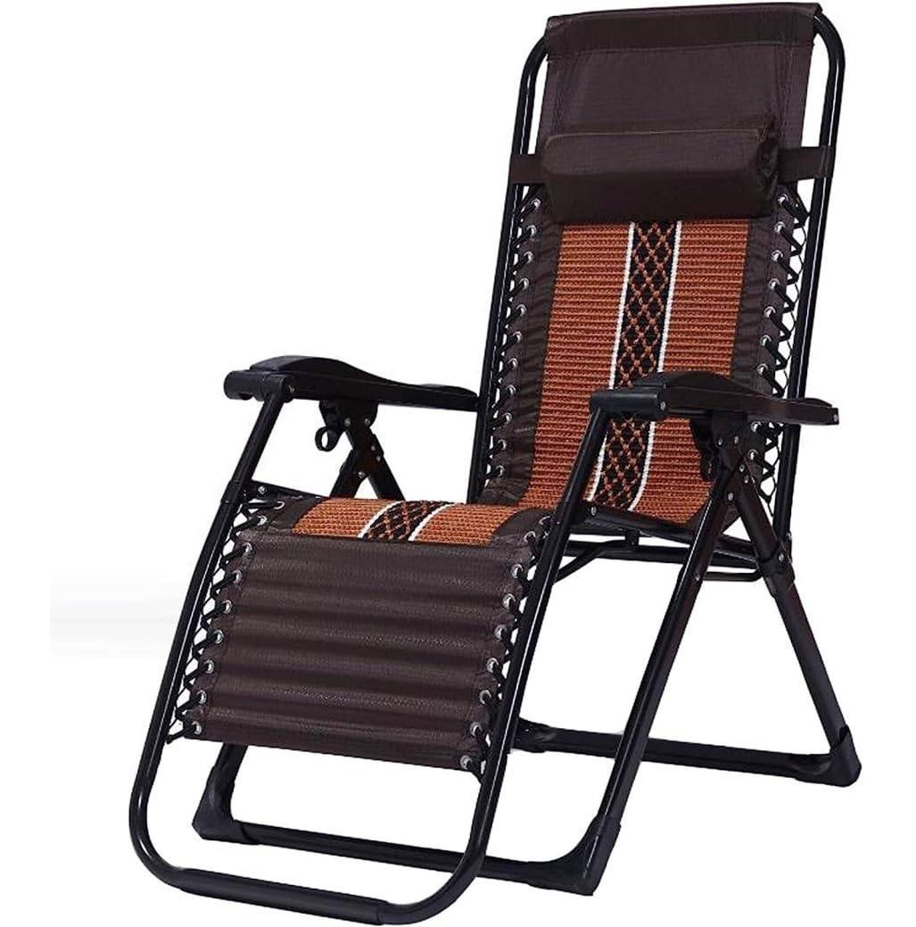 Liegestuhl Klappbar Sonnenliege Verstellbarer, Zusammenklappbarer Lounge-Sitz Für Den Außenbereich Mit Verbreiterter Armlehne Und Verriegelungssystem Für Pool, Terrasse, Strand, Hof Terrassenliege Kla