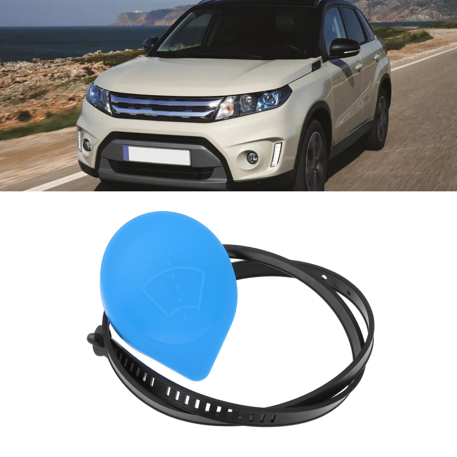 Zamiennik Korka Butelki Myjki Samochodowej The Lord of the Tools 38452-54P00 Kompatybilny z Suzuki Vitara 2015 W PRZEDNIEJ CZĘŚCI Z Wskaźnikiem