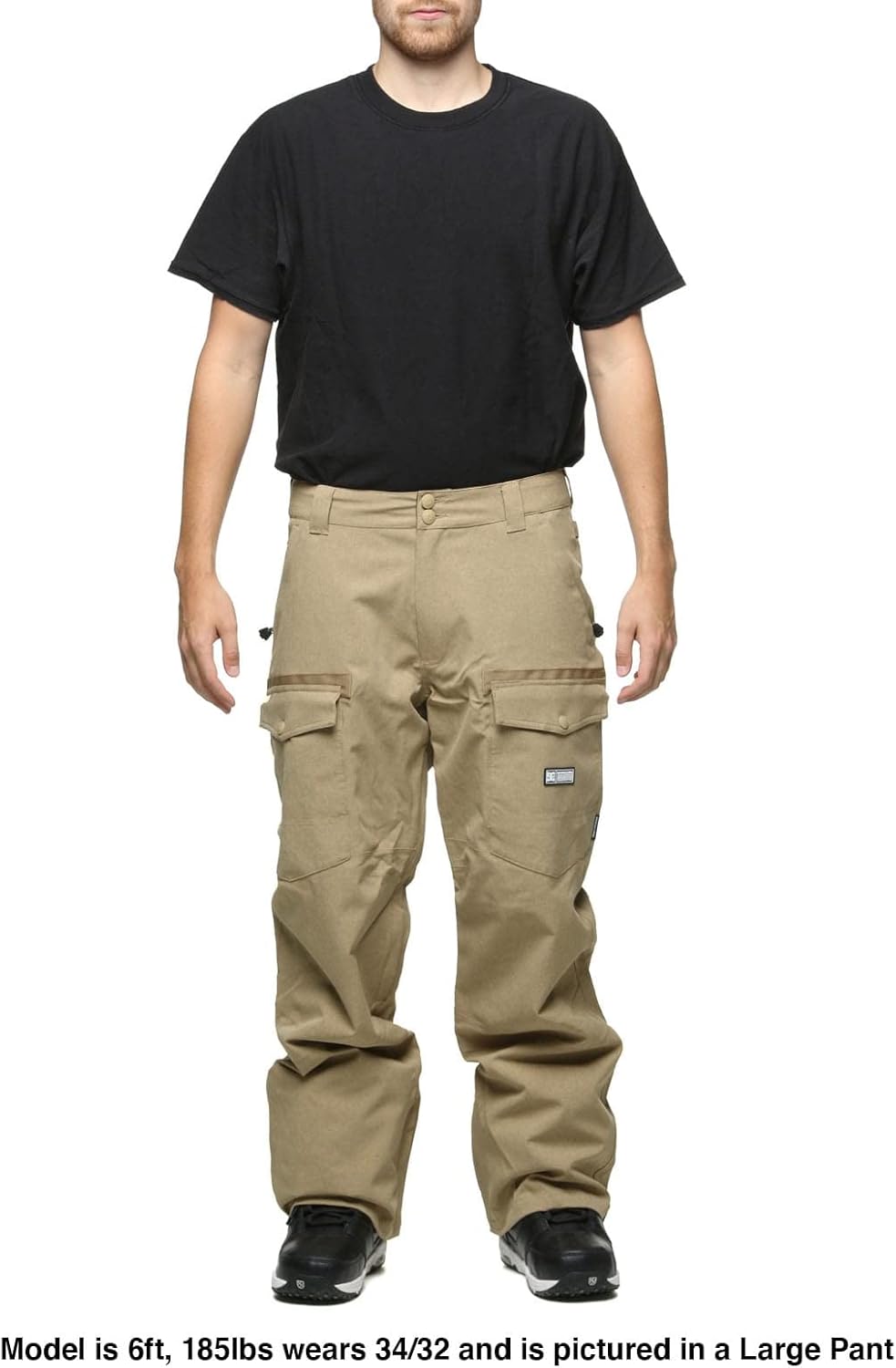 DC Men's Code Shell Snowboard Pants - Pelican - Small