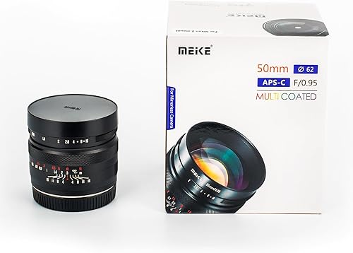 Miniatura 10 de Meike Lente gran angular de apertura grande F0.95 de 1.969 in Lente de enfoque manual compatible con cámara sin espejo Canon EFM-Mount APS-C Frame