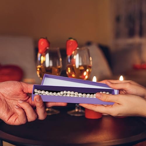 Miniatura 5 de Rocutus Cajas de cartón para collares, cajas de regalo de joyería, caja de regalo, cajas de cartón para almacenamiento y regalo, paquete de 24