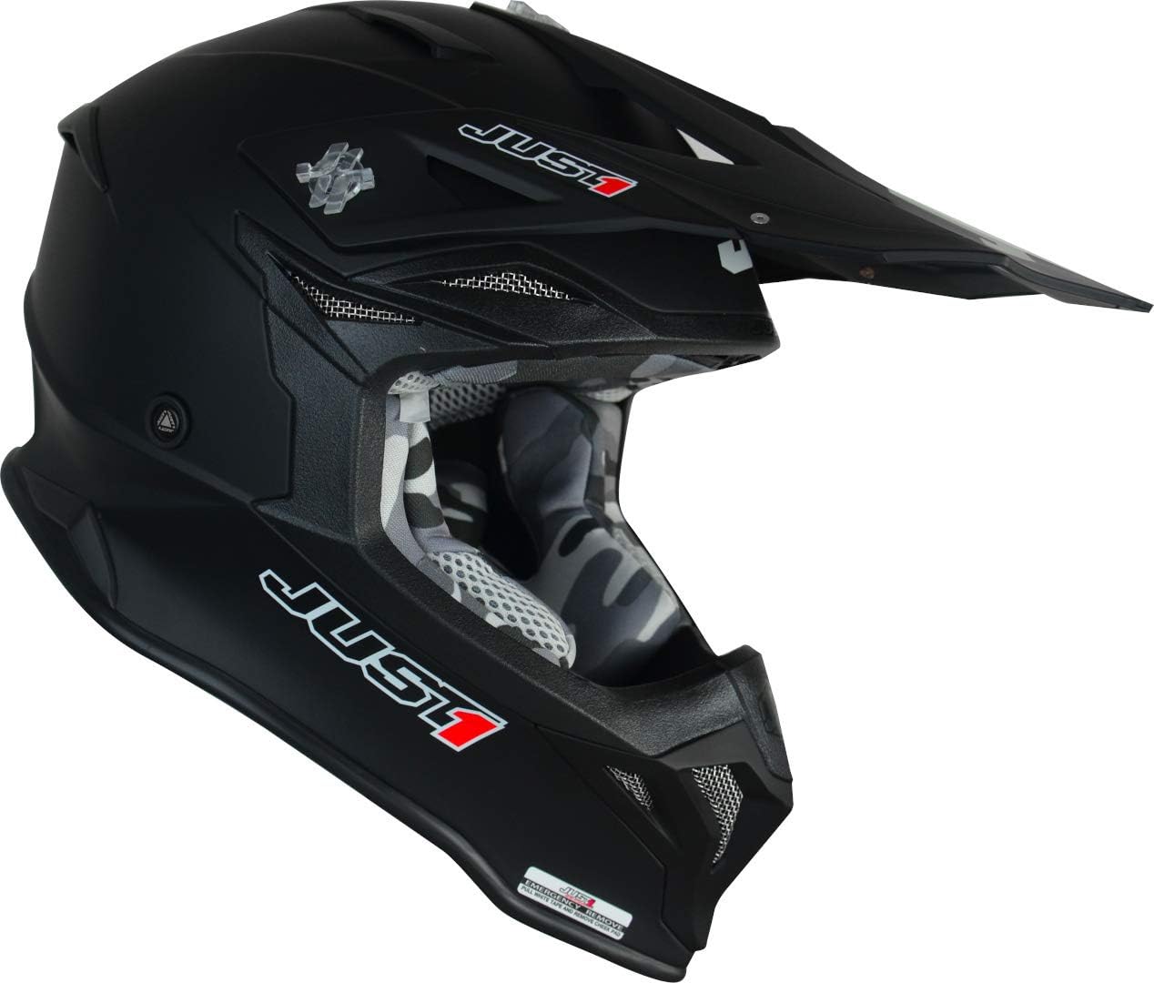 Just1 Racing J39 Thermoplastic Resin External Shell MX Off-Road Motocross Motorcycle Helmet