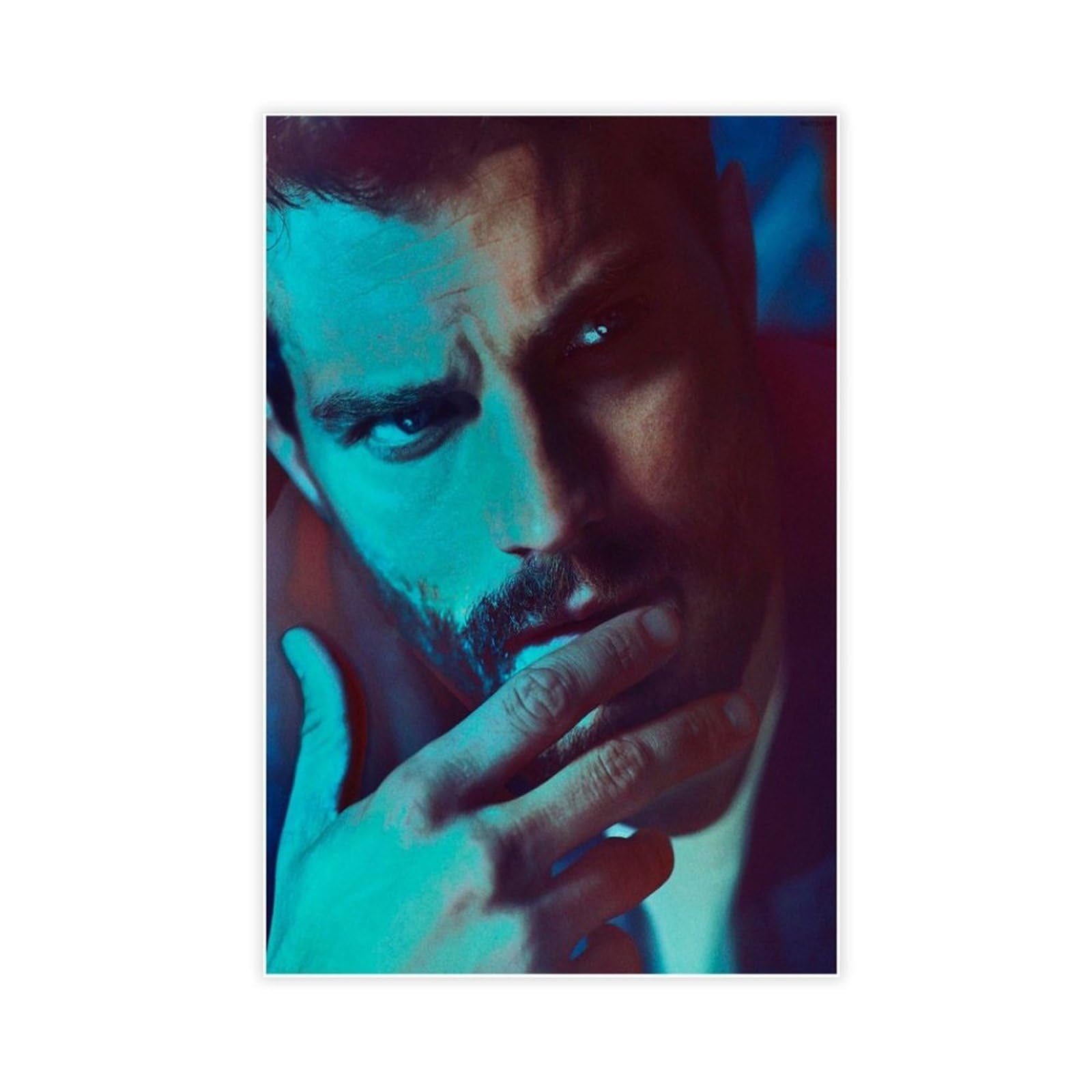 Phthdb Unframe-Style Actor Jamie Dornan Poster Canvas Poster Office Decor Gift