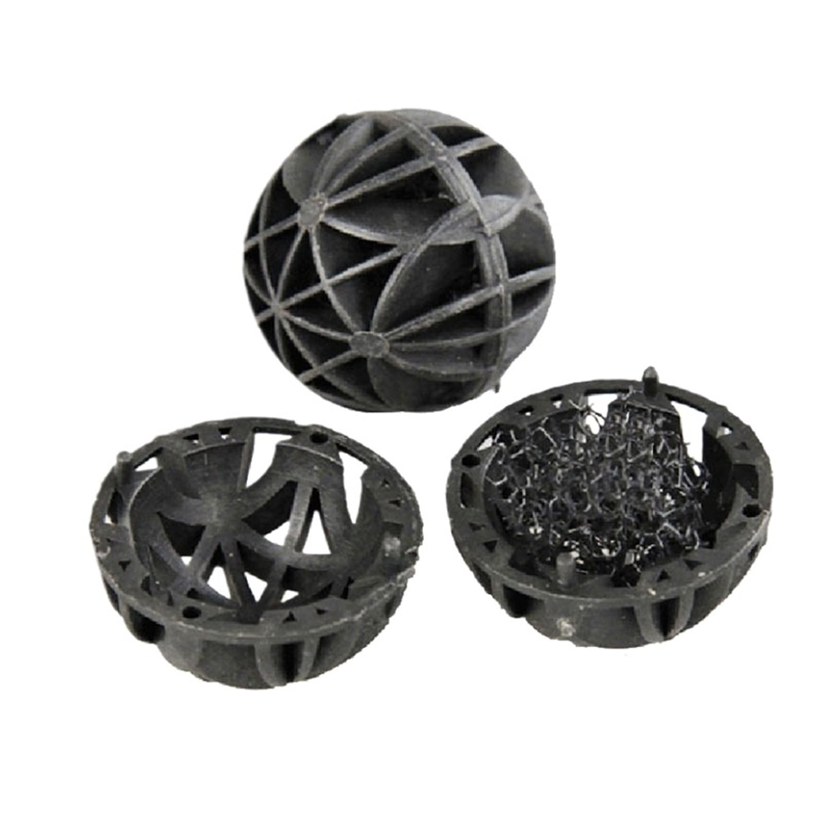 Generico Kulki biologiczne do filtrów akwariowych 26 mm, 36 mm i 46 mm - 10/20/40 sztuk bawełnianych pomp powietrza na mokro/sucho, idealne do akwarium i stawu (40 sztuk, średnica 36 mm)