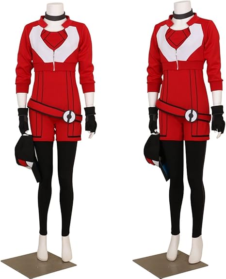 Amazon ポケモンgo Plus Pokemon Go Plus ポケモンゴー アニメ ゲーム コスプレ衣装セット ベルトと帽子と手袋付き 人気商品 女性 赤 コスプレ 仮装 通販 Amazon ポケモンgo Plus Pokemon Go Plus ポケモンゴー アニメ ゲーム コスプレ衣装セット ベルトと帽子と手袋付き 人気商品 女性 赤 コスプレ 仮装 通販