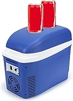 Vista 1 de Iceblue - Mini nevera de 7 litros / 9 latas, refrigerador para productos de cuidado de la piel con cinturón, enchufe AC y cargador de coche de 12V