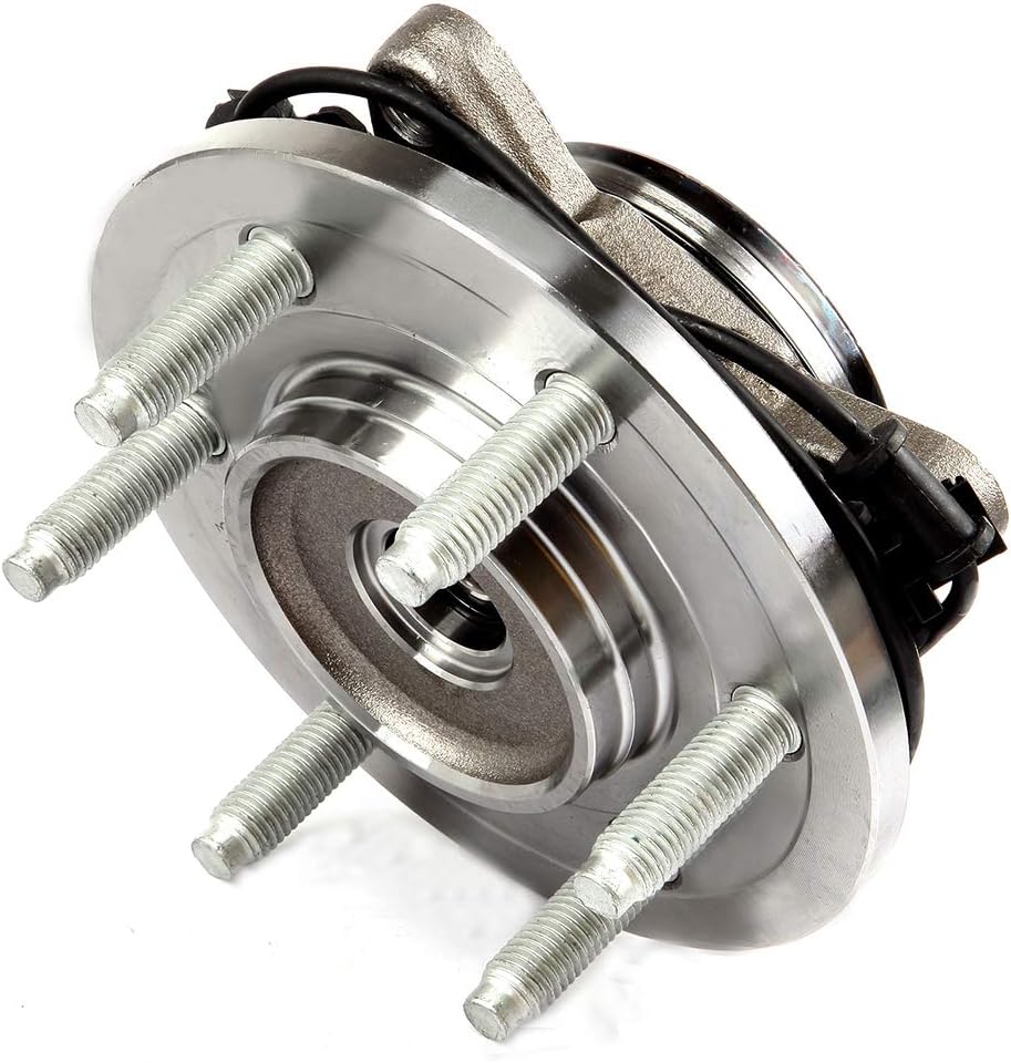 515043 Only 4x4 Models front Wheel Bearing and Hub Assembly compatible with 2003-2006 For Ford Expedition, 2003-2006 For Lincoln Navigator 6 Lugs w/ABS