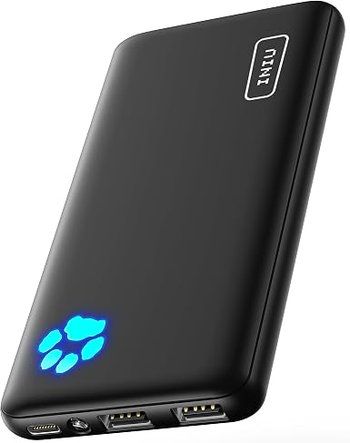 INIU Power Bank 10000mAh Carregamento Rápido 3A