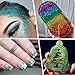 Estanoite 24 Color Sequins & Fine Glitter Mix - Holographic Glitter Flakes for Face, Body, Eye, Hair & Nail Art