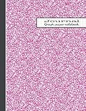  Graph paper notebook journal: The large minimalists quadrille planner for creativity, design development, plotting graphs, mathematics, self ... pink colour glitter effect cover art design