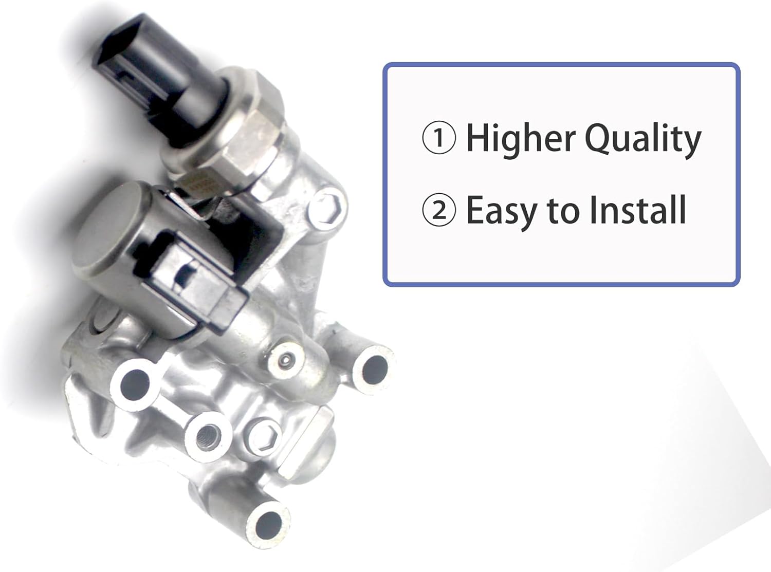 Engine VTEC Spool Valve Assembly w/Oil Pressure Switch and Gasket Compatible With Ho'nda Accord Civic CR-V 1.5L 2018-2024 Replaces 15810-6A0-A01 158106A0A01